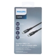 Câble tressé de charge&sync Philips 2m