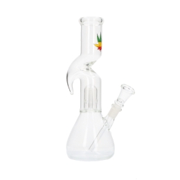 Bong en verre feuille 26cm