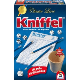 Xl Kniffel Avec Gobelet En Cuir D