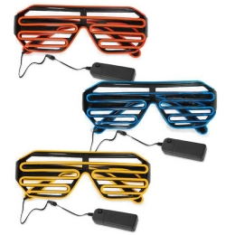 LED-Brille sortiert