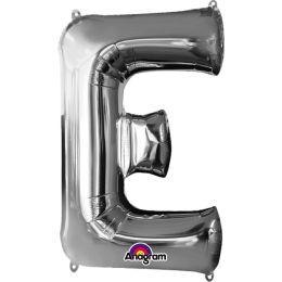 Ballon Foil Minishape Lettre  E  Argent