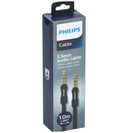 Câble audio Philips 3,5mm 100cm noir