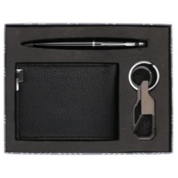 Coffret homme porte-cl�s+portefeuille+st