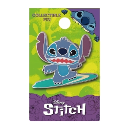 Stitch Enamel Pin - Surfing Stitch