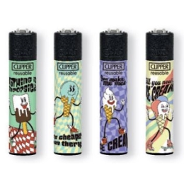 Briquets (E=48) CLIPPER Trendy Sentences
