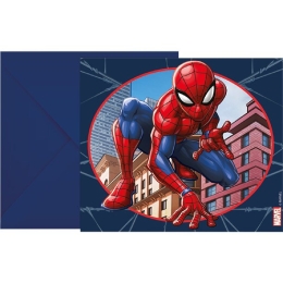 Spider-Man Crime Fighter Invitations et