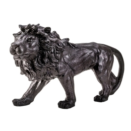 Statue Lion Noir 77 x 42 cm