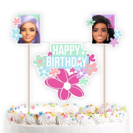 Cake topper Barbie Sweet Life 26 x 15 cm