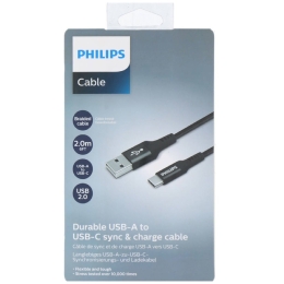 Câble de charge et sync Philips 2m