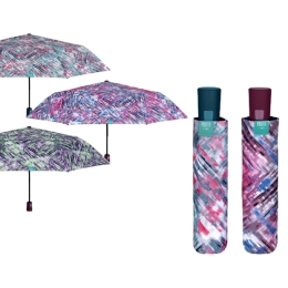 Parapluie Femme Mini Auto 30Cm Écossais