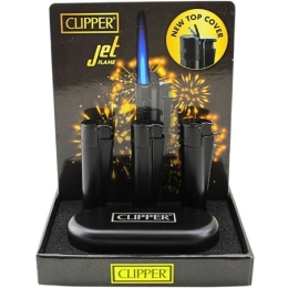 Briquet Clipper tempete Metal black