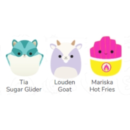 SQMM - Pack de 3 peluches - Tia
