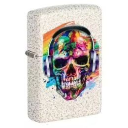 Zippo Skull Headphones Design