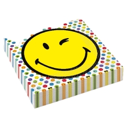 16 serviettes de table Smileyworld