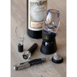 Coffret aérateur de vin et accessoires