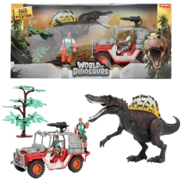 Set de jeu -jeep + dinosaure