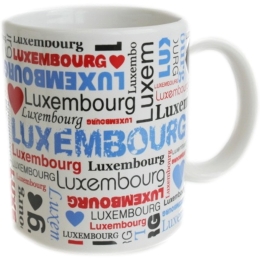 Tasse blanche Art Luxembourg