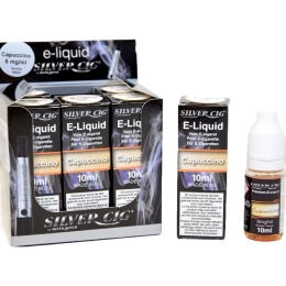 E-liqu.(10ml) Silvercig 6mg CAPPUCCINO