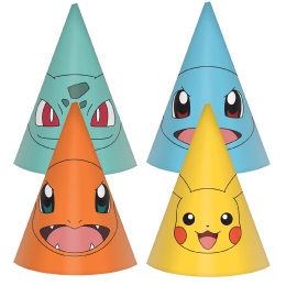 8 Cone Chapeaux Pokémon 2024 Papier Haut