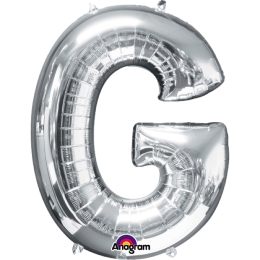 Ballon Foil Minishape Lettre  G  Argent