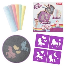 DREAM HORSE Set-Licorne-6x craies trotto