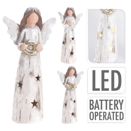 D�co Figurine Ange Lumineux Led