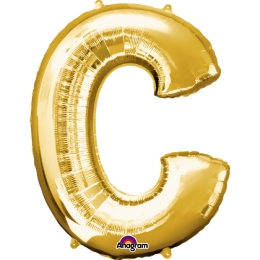 Ballon Foil Minishape Lettre  C  Or A05