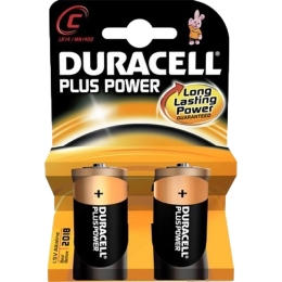 Set De 2 Piles Duracell Plus Lr14-C