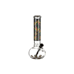 Bong en verre feuille 32.5cm