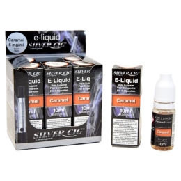 E-liqu.(10ml) Silvercig 6mg CARAMEL