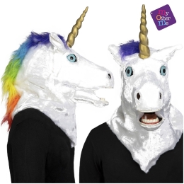 MASQUE DE LICORNE TAILLE UNIQUE AVEC MÂC