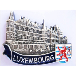 Magnet Luxembourg Argent 4cm