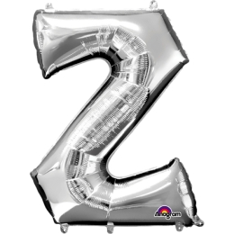 Ballon Foil Minishape Lettre "Z" Argent