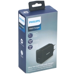 Chargeur mural Philips Type C&USB A 30W