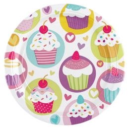 Cupcake 8 Assiettes 23Cm