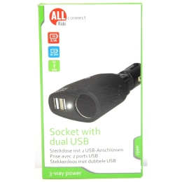 Allride Con.Usb Chargeur Prise 2X