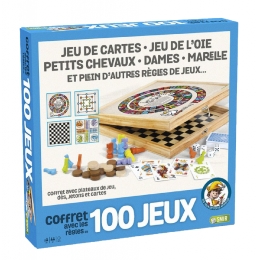 Coffret de 100 Jeux junior En Bois