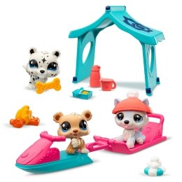 LPS Pack à thème 3 Pets - Neige