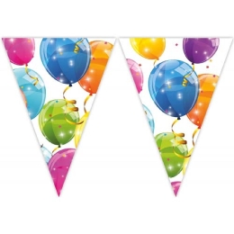 Sparkling Balloons Bannière de drapeaux