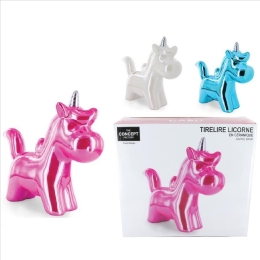 Tirelire licorne c�ramique