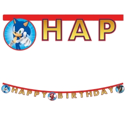 Sonic Speed Bannière Joyeux anniversaire