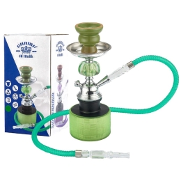 Shisha simple vert 27 cm