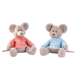 Peluche Souris Assis 40Cm