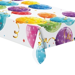 Sparkling Balloons Nappe en plastique 12