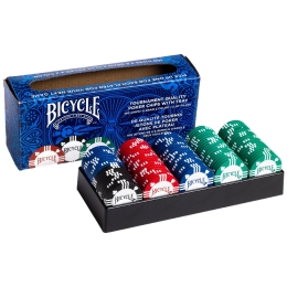 Boite de 100 jetons de Poker Bicycle