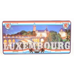 Plaque voiture LUX