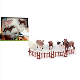 Animal ferme 9/12cm 6pc