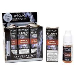 E-liqu.(10ml) Silvercig 6mg HAVANA SUPRE