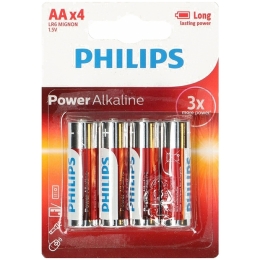 Batterie Philips Piles LR06-AA-x4