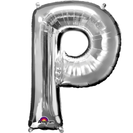 Ballon Foil MiniShape Lettre  P  argent